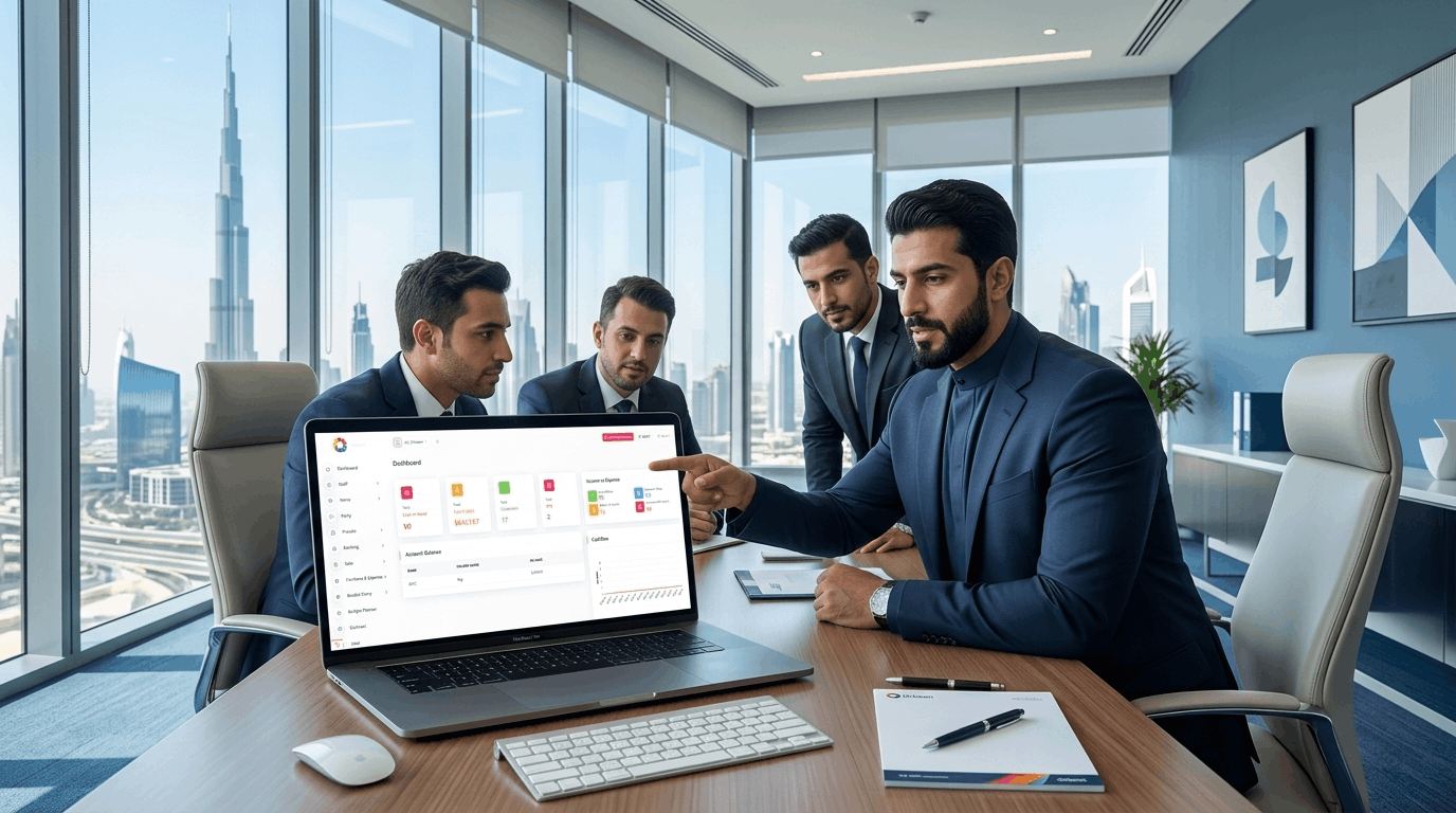 uae office males working